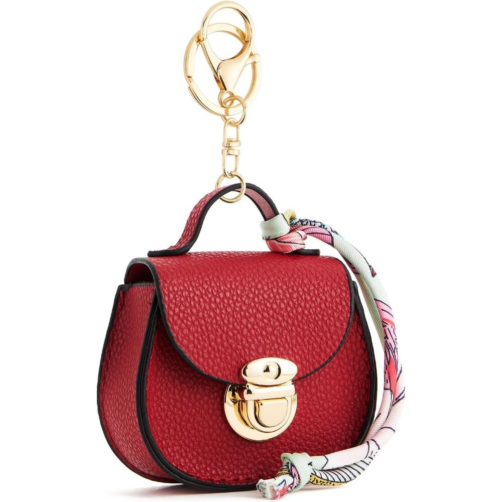 Multi-Functional Mini Backpack Keychain In Red - … - image 1